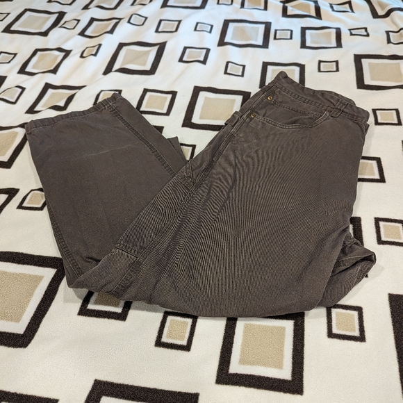 Oxgear carpenter pants. Kyakis. Work pants. Size 34/30. GUC. Green. - Picture 1 of 12